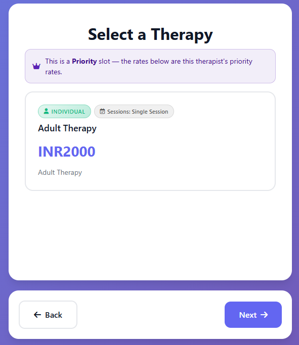 Premium appointment slot configuration